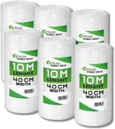 V1 Trade Luftpolsterfolie Rolle 40cm x 10m - Stoßfest Polsterfolie aus Polyethylen - Wasser und Schmutzabweisend Bubble Wrap