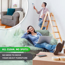 V1 Trade Abdeckfolie Maler 4m/5m 1/3/8/10x Transparent - Material LDPE