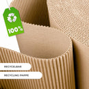 V1 TRADE Wellpappe Rolle 190g/m² Umweltfreundliches und Robustes Verpackungsmaterial für Versand & Lagerung