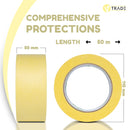 V1 Trade Maler Kreppband Malerkrepp Wasserfest - Gelb Malerband zum Abkleben