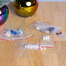 V1 Trade Zip Beutel Wiederverwendbar Set 100 Stück - Druckverschlussbeutel Wasserdicht