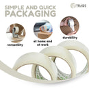 V1 Trade Klebeband Transparent 48 mm x 66 m - 3/6/36 Rollen - Starkes Paketklebeband - Effizient Paketband - Packband UV Beständig