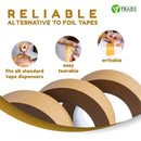 V1 Trade Papierklebeband 48 mm x 50 m - 3/6/36 Rollen - Eco Paketklebeband - Effizient Paketband - Packband UV Beständig