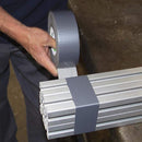 V1 Trade Panzertape Silber - 48 mm x 50 m - 1/2/4 Rollen - Gewebeband Für Reparaturen und Versiegelungen - Gewebeklebeband UV Beständig