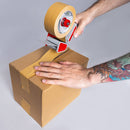 V1 Trade Papierklebeband 48 mm x 50 m - 3/6/36 Rollen - Eco Paketklebeband - Effizient Paketband - Packband UV Beständig