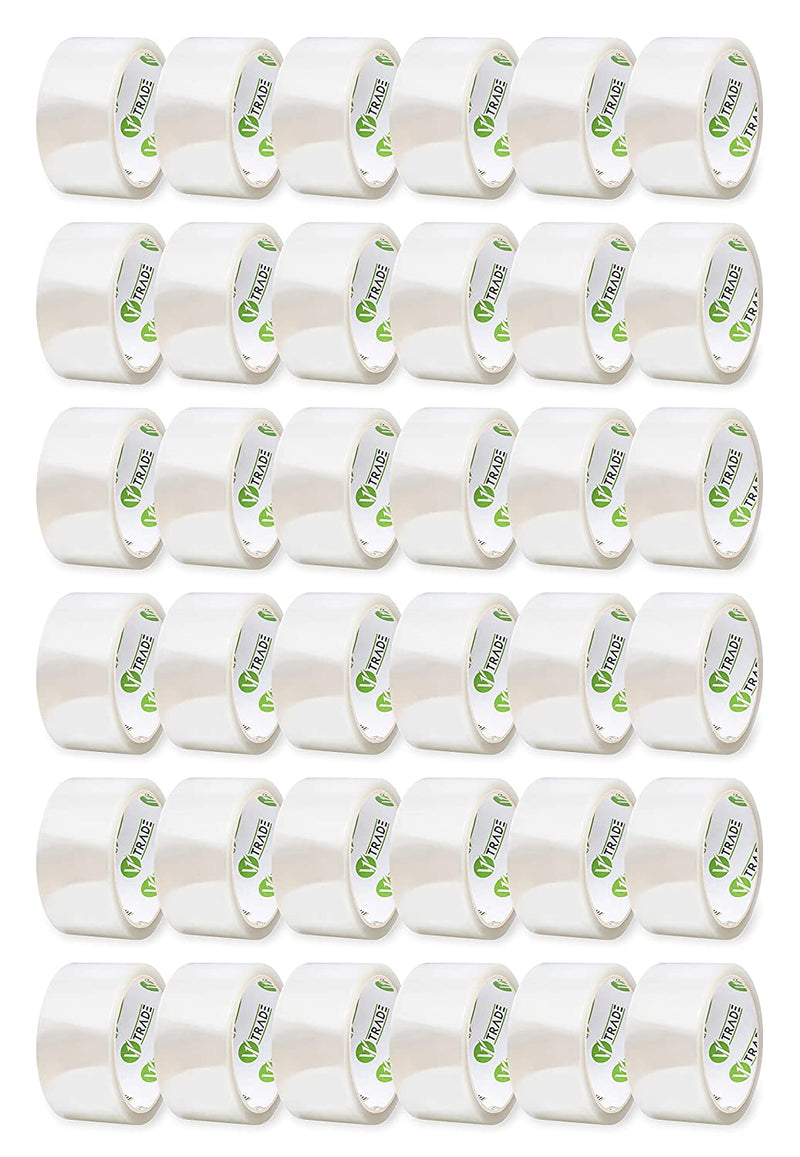 Transparentes Klebeband 48 Mm X 66 M – Starkes Paketband, Selbstklebend, Für Kartons, UK-Produktion